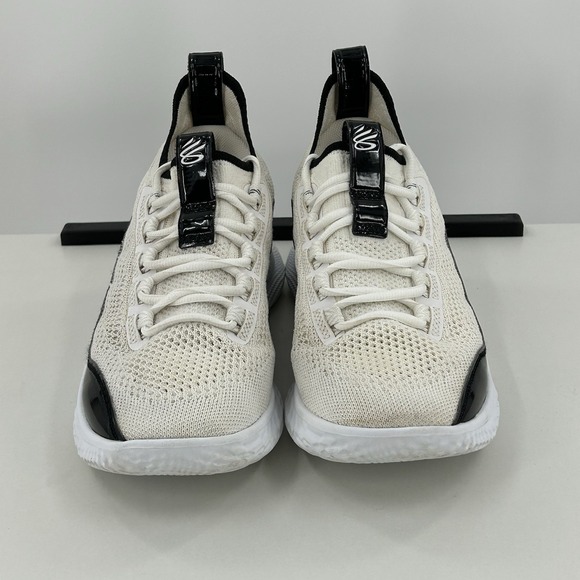 Under Armour Other - Under Armor Curry Flow 8 NM Team Curry White Black Basketball Shoes M 8.5/W 10